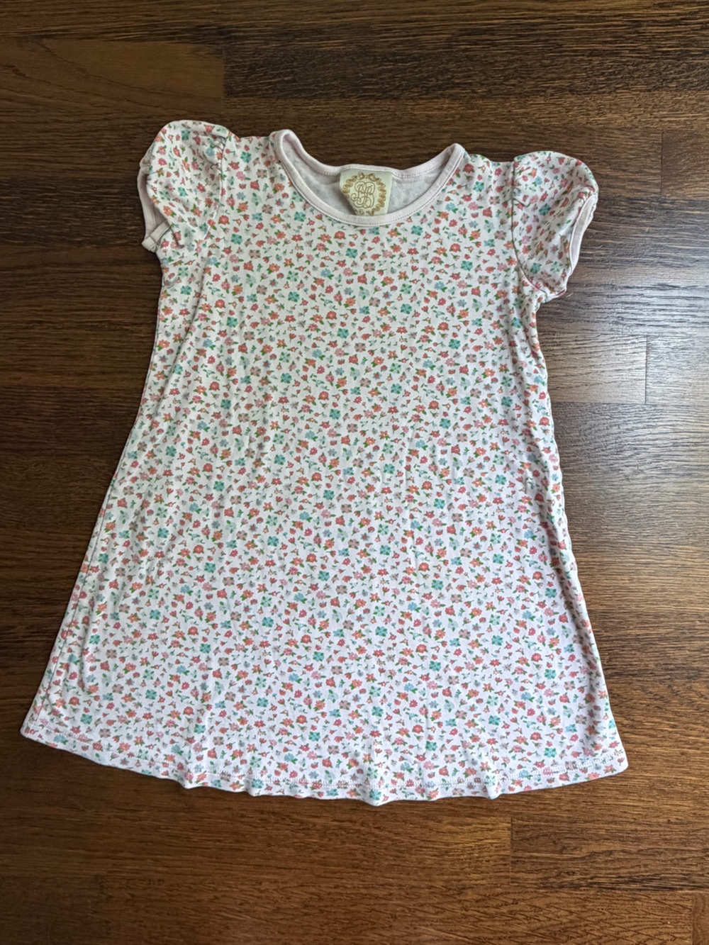 Beaufort Bonnet Co Pink Floral Pima Play Dress 6
